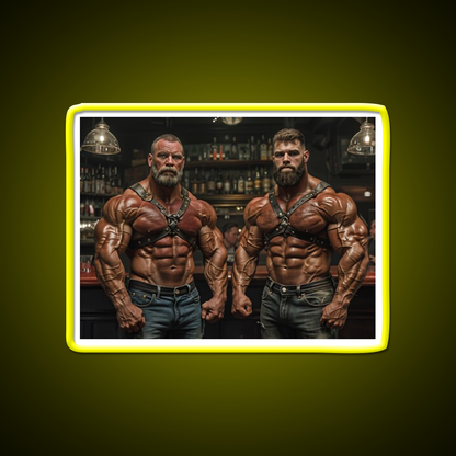 A Night At The Eagle Gym Fitness Led Neon Sign Rgb Color