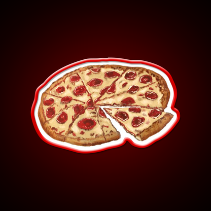 A Pepperoni Cheese Pizza Fast Food Led Neon Sign For Burger Place Rgb Color