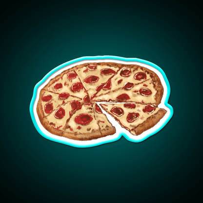 A Pepperoni Cheese Pizza Fast Food Led Neon Sign For Burger Place Rgb Color - Shineneon