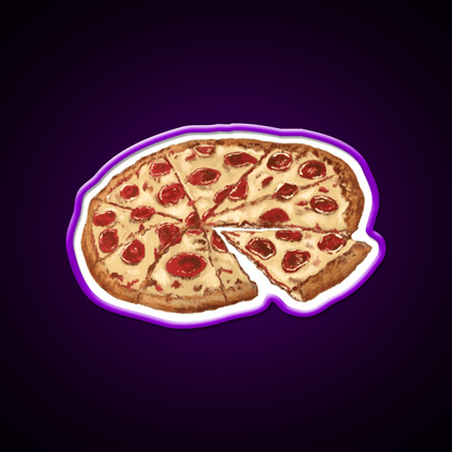 A Pepperoni Cheese Pizza Fast Food Led Neon Sign For Burger Place Rgb Color - Shineneon