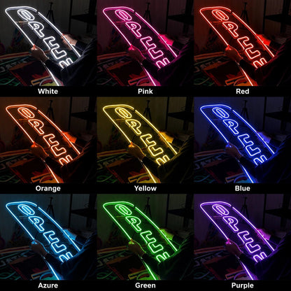 A Person Is Holding Up LED Neon Sign - Shineneon