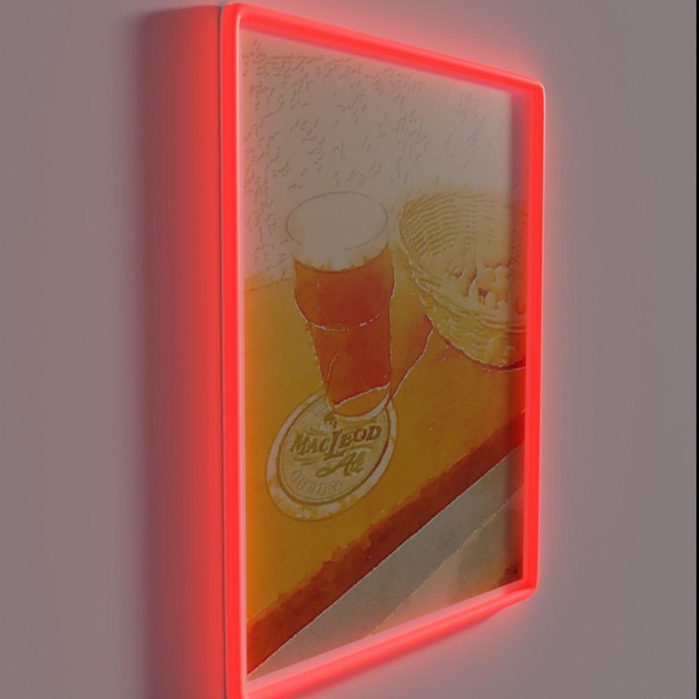 A Pint And Some Peanuts Rgb Led Neon Sign - Shineneon