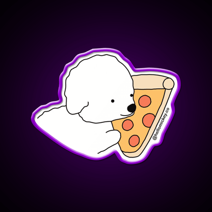 A Pizza My Heart Snack Food Led Neon Sign Rgb Color - Shineneon