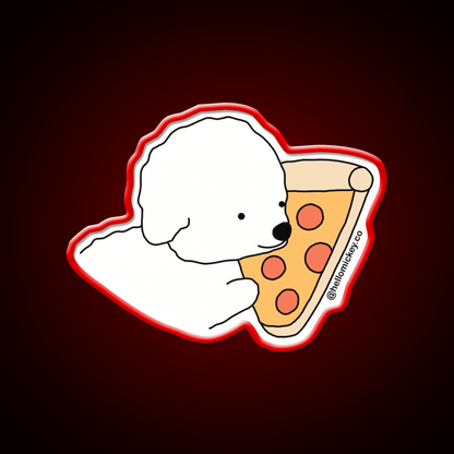 A Pizza My Heart Snack Food Led Neon Sign Rgb Color - Shineneon