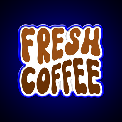 A Sip Of Fresh Coffee Cafe Led Neon Sign Espresso Bar Art Rgb Color
