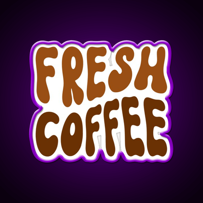A Sip Of Fresh Coffee Cafe Led Neon Sign Espresso Bar Art Rgb Color - Shineneon