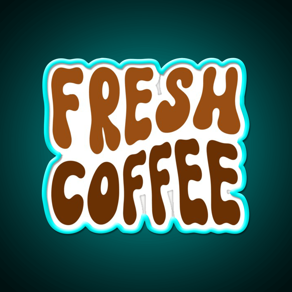 A Sip Of Fresh Coffee Cafe Led Neon Sign Espresso Bar Art Rgb Color - Shineneon