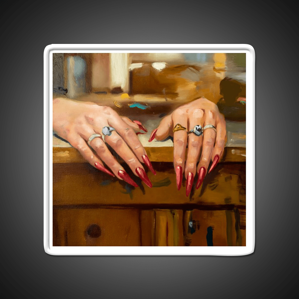 A Study Of A Womans Hands Nail Salon Led Neon Sign Rgb Color - Shineneon