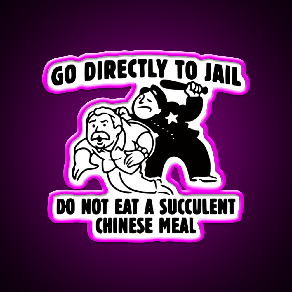 A Succulent Chinese Meal Led Neon Sign Chinese Food Rgb Color