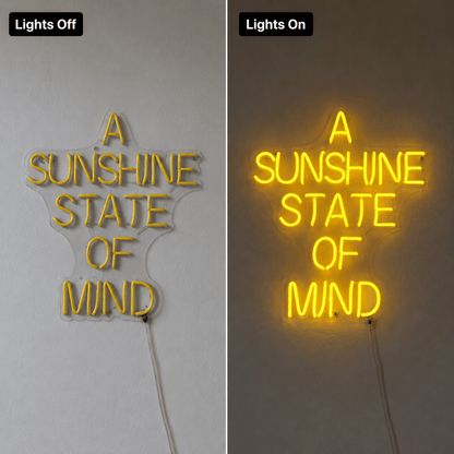 A Sunshine State Of Mind LED Neon Sign - Shineneon