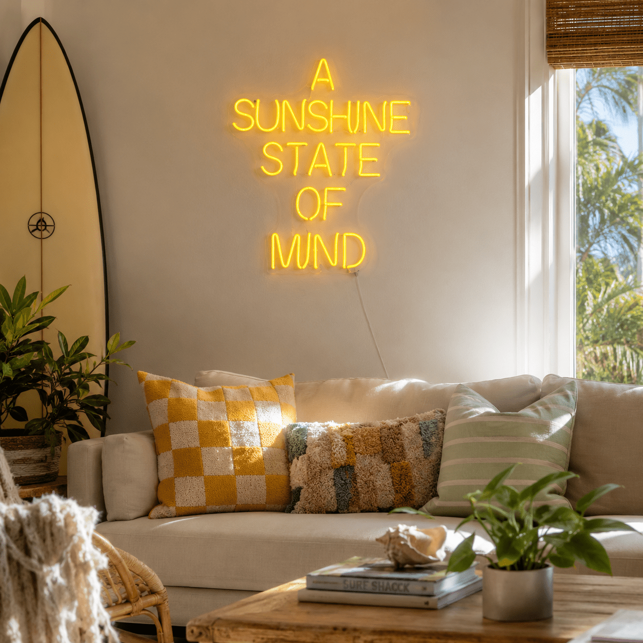 A Sunshine State Of Mind LED Neon Sign Wall Neon Sign - Shineneon