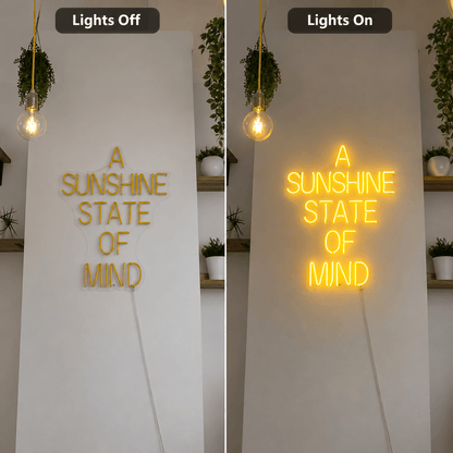 A Sunshine State Of Mind LED Neon Sign Wall Neon Sign - Shineneon
