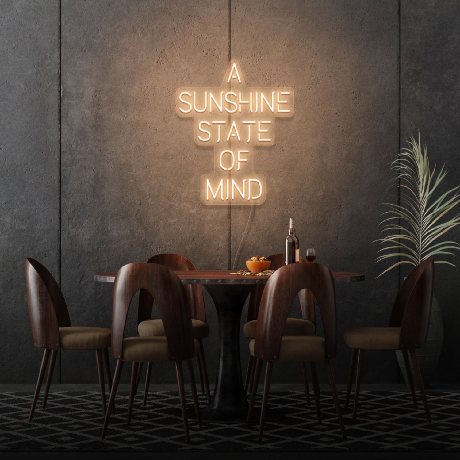 A Sunshine State Of Mind Led Sign | Shineneon