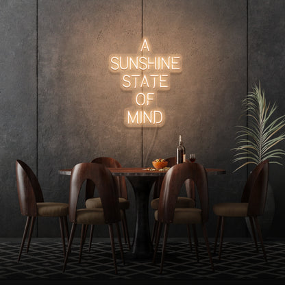 A Sunshine State Of Mind Led Sign | Shineneon