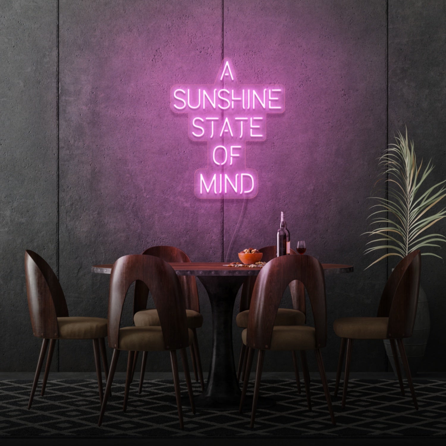 A Sunshine State Of Mind Led Sign | Shineneon