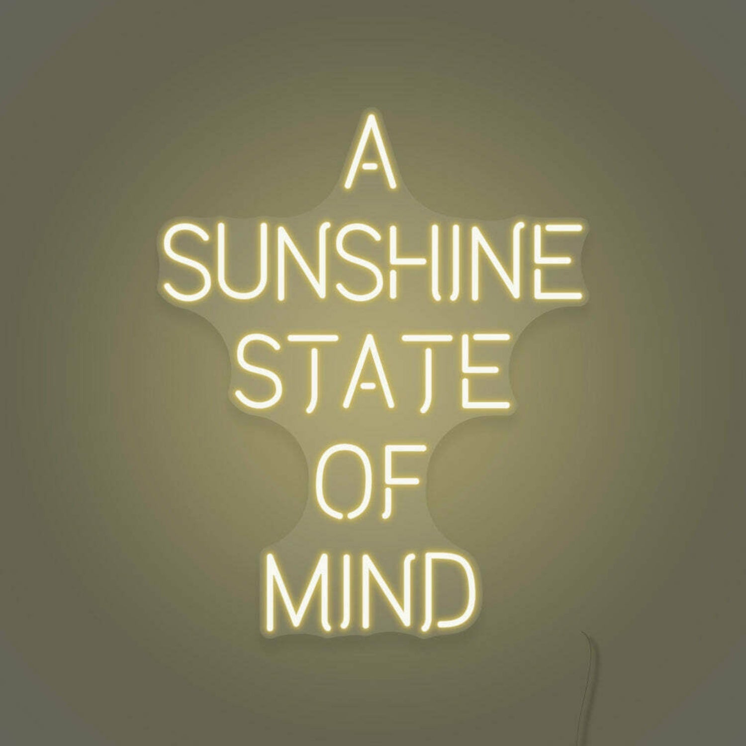 A Sunshine State Of Mind Led Sign | Shineneon