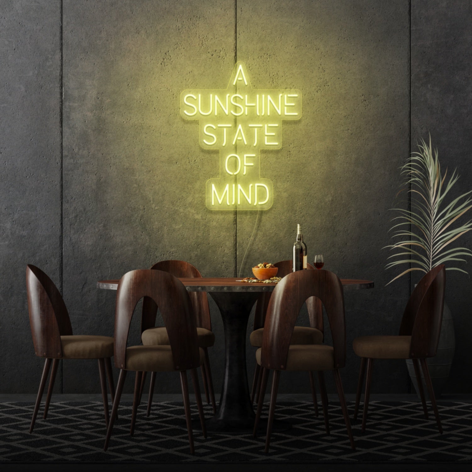 A Sunshine State Of Mind Led Sign | Shineneon