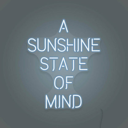A Sunshine State Of Mind Led Sign | Shineneon