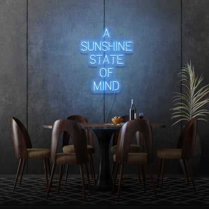 A Sunshine State Of Mind Led Sign | Shineneon