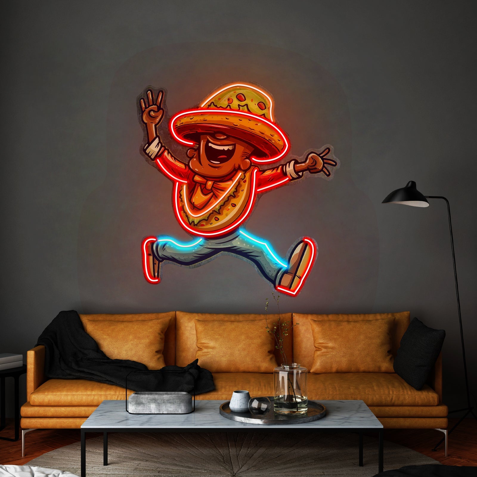 A Taco Dancing Disco Music Led Neon Sign Light Custom Led Signs - Shineneon