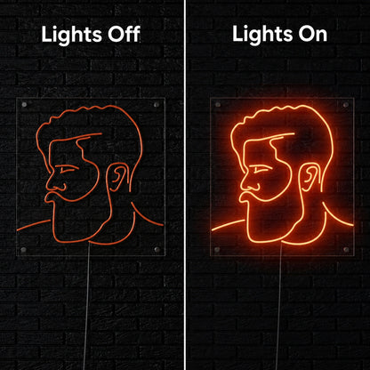 A That Has LED Neon Sign - 06 Day Night Comparison