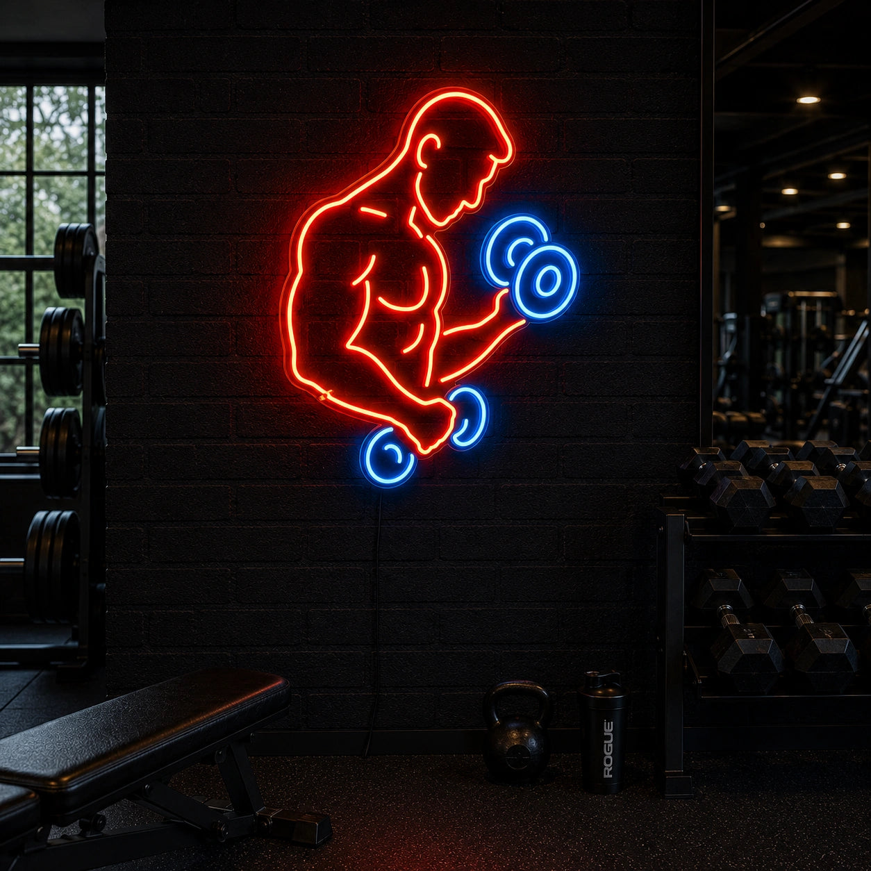 A That Is LED Neon Sign Gym Neon Sign - 04 Size Image