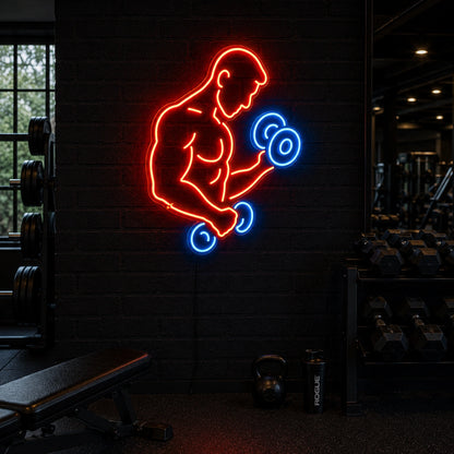 A That Is LED Neon Sign Gym Neon Sign - 04 Size Image