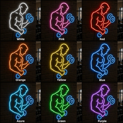 A That Is LED Neon Sign Gym Neon Sign - 05 Color Grid