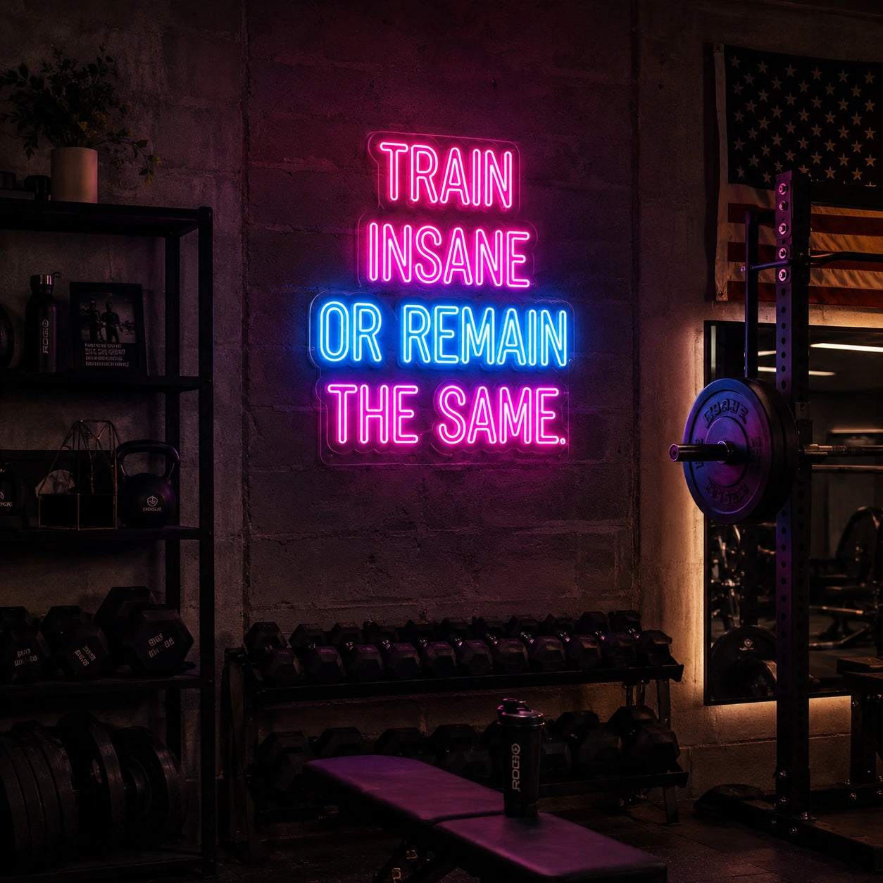 A That Reads Wall Art LED Neon Sign Gym Neon Sign - 02 High-Converting Product Image