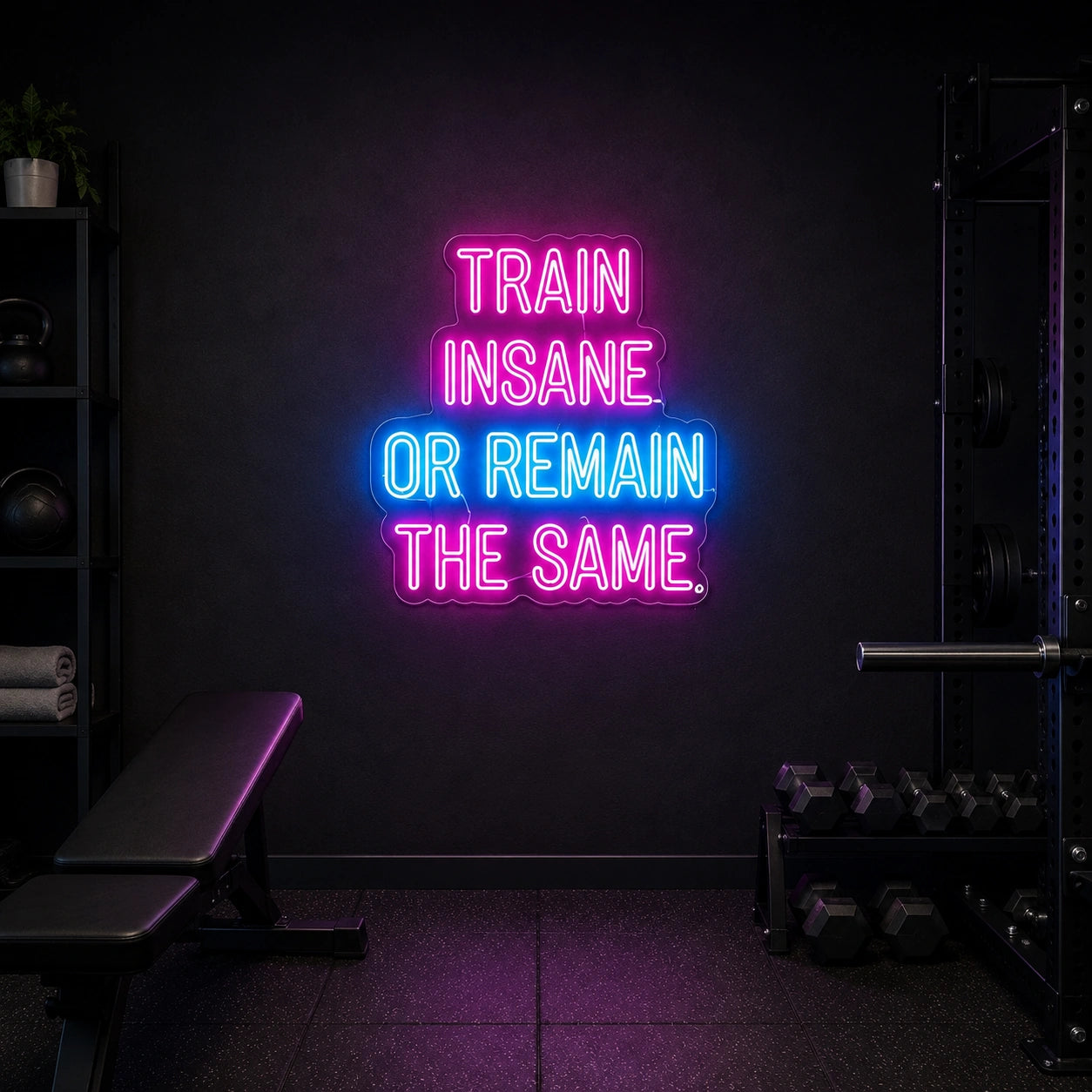 A That Reads Wall Art LED Neon Sign Gym Neon Sign - 04 Size Image