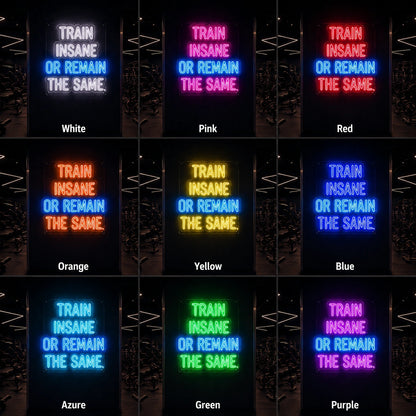 A That Reads Wall Art LED Neon Sign Gym Neon Sign - 05 Color Grid