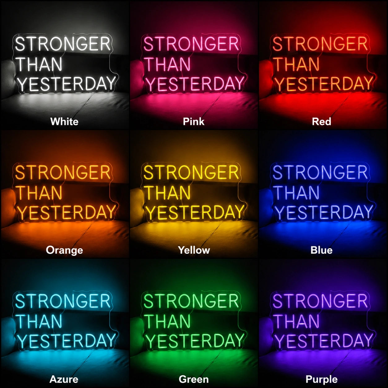 A That Says Business Wall Decor LED Neon Sign - 05 Color Grid