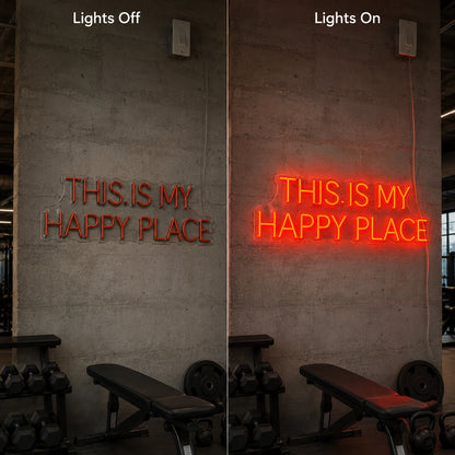 A That Says LED Neon Sign Gym Neon Sign - 06 Day Night Comparison