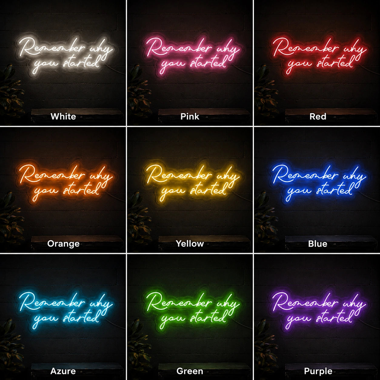 A That Says Wall Decor LED Neon Sign - 05 Color Grid