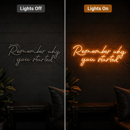 A That Says Wall Decor LED Neon Sign - 06 Day Night Comparison