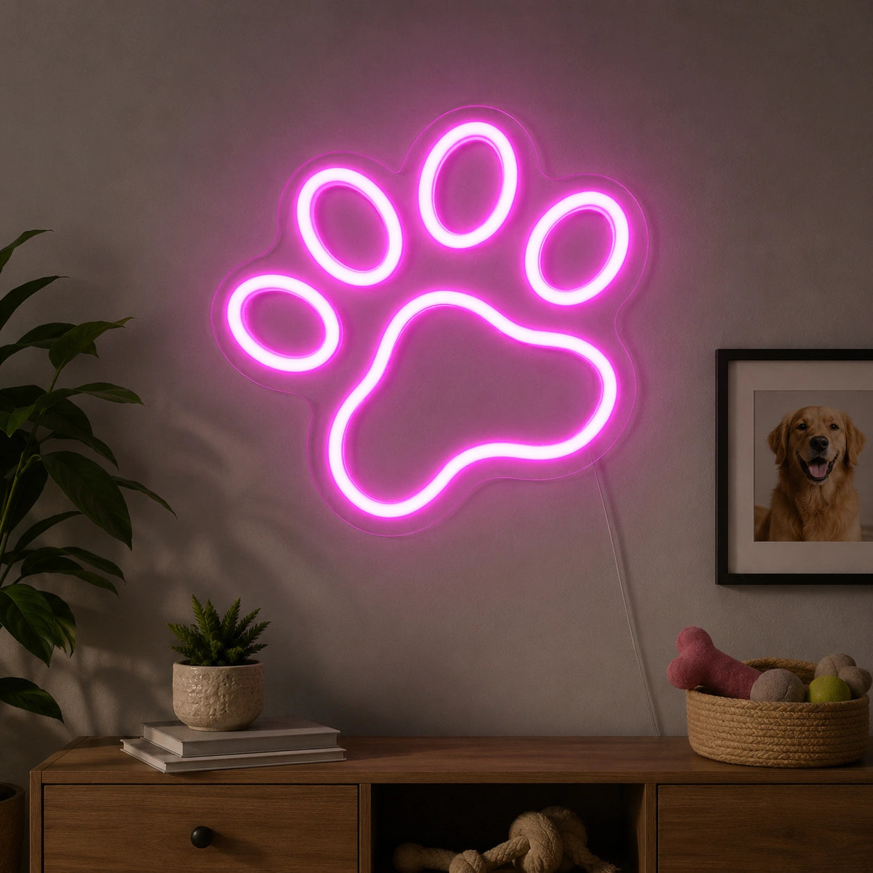 A With A Wall Decor LED Neon Sign - 04 Size Image