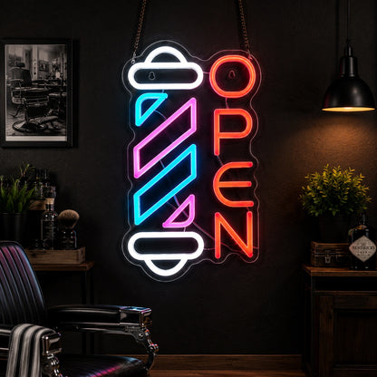 A With The LED Neon Sign - 04 Size Image
