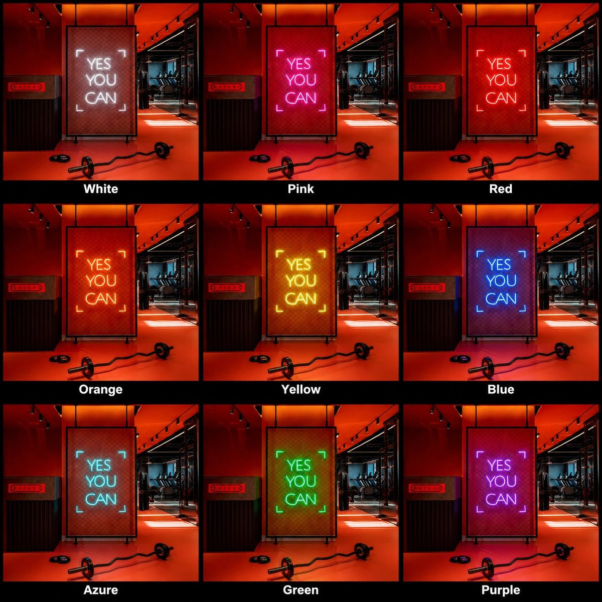 A With The LED Neon Sign Gym Neon Sign - Shineneon
