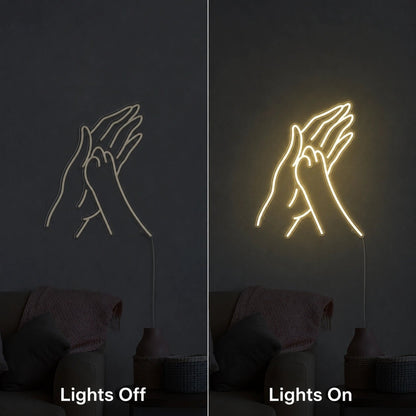 A With Two LED Neon Sign - Shineneon