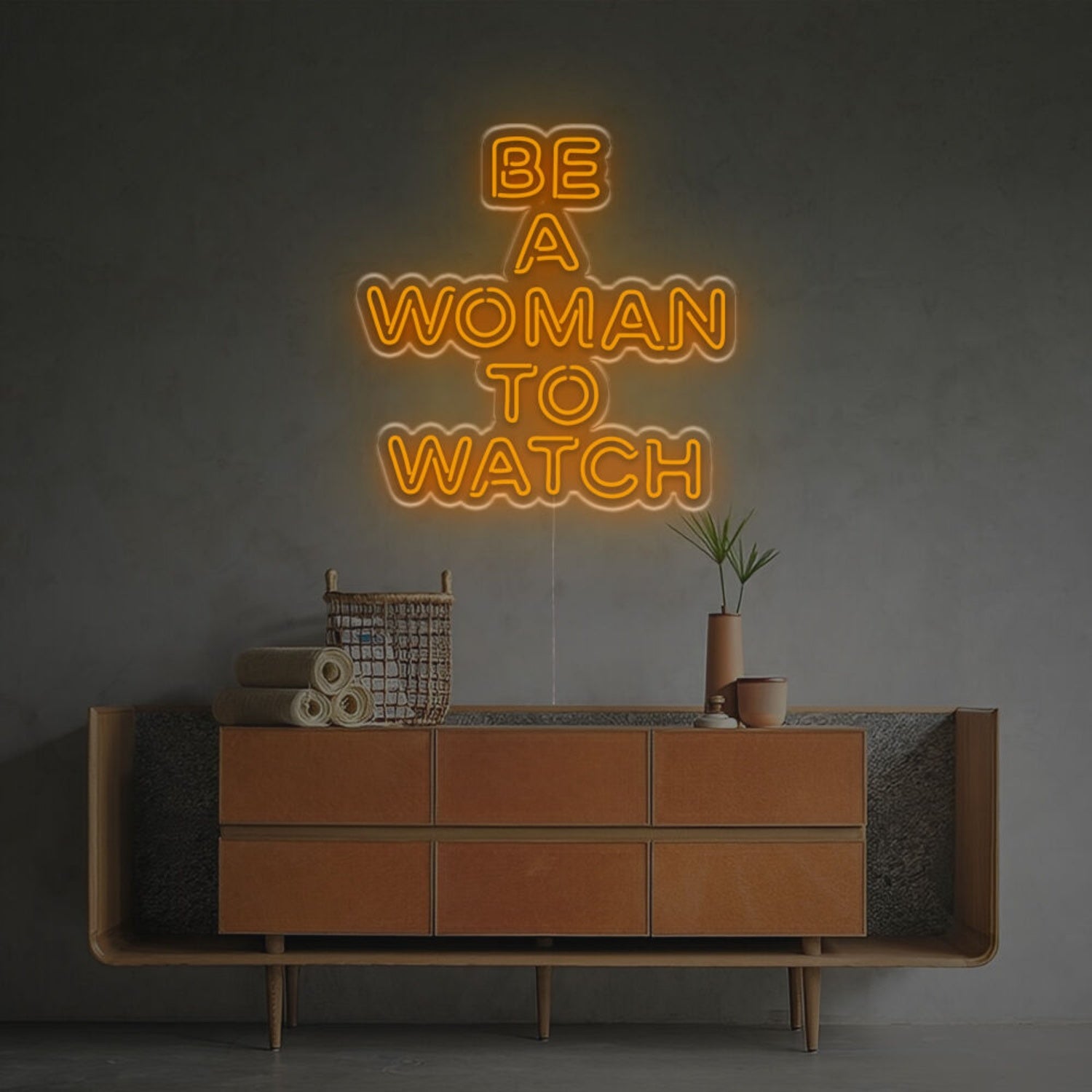 A Woman To Watch Led Neon Sign | Shineneon