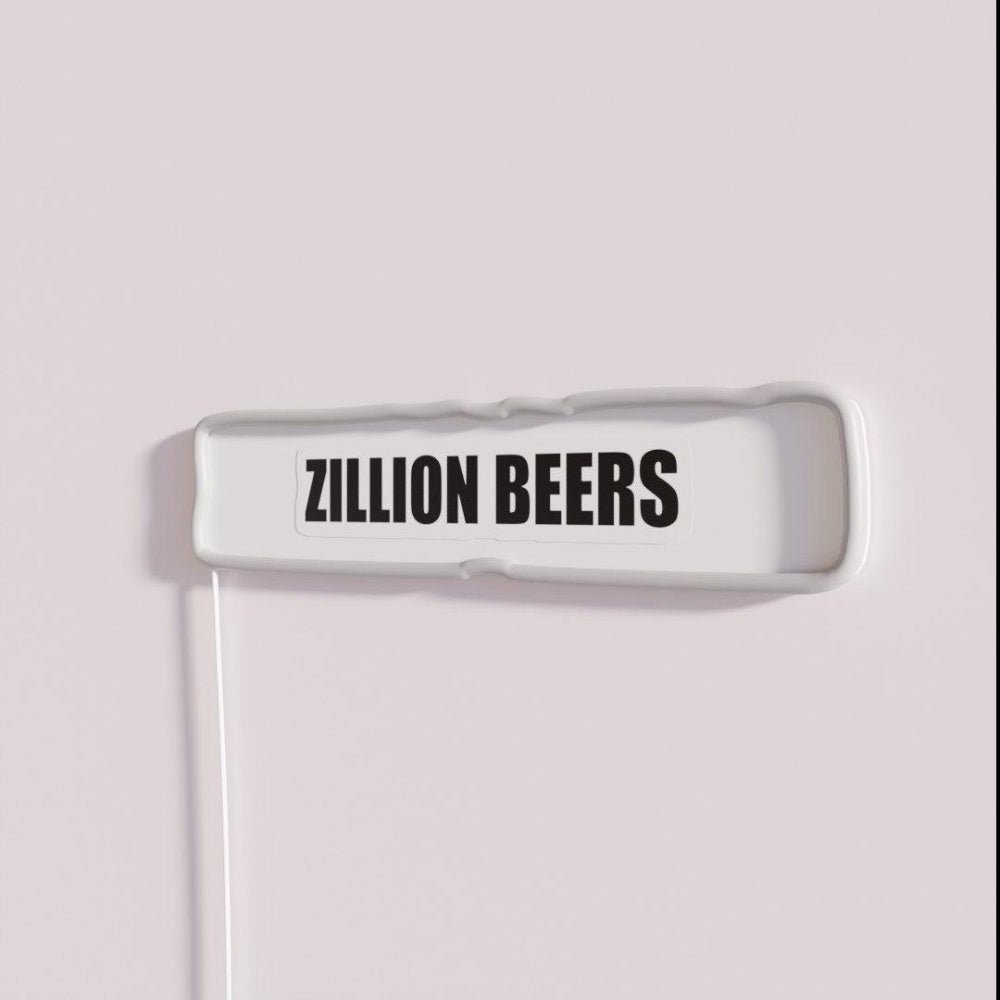 A Zillion Beers Rgb Led Neon Sign - Shineneon