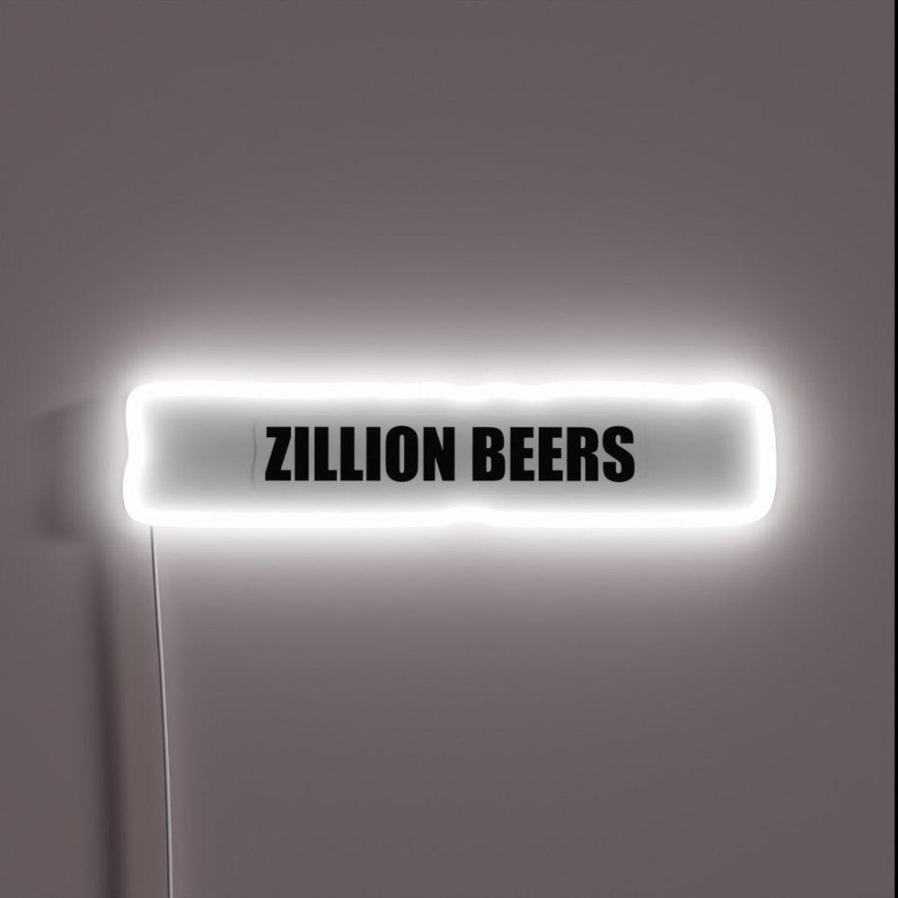 A Zillion Beers Rgb Led Neon Sign - Shineneon