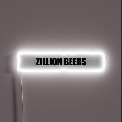A Zillion Beers Rgb Led Neon Sign - Shineneon