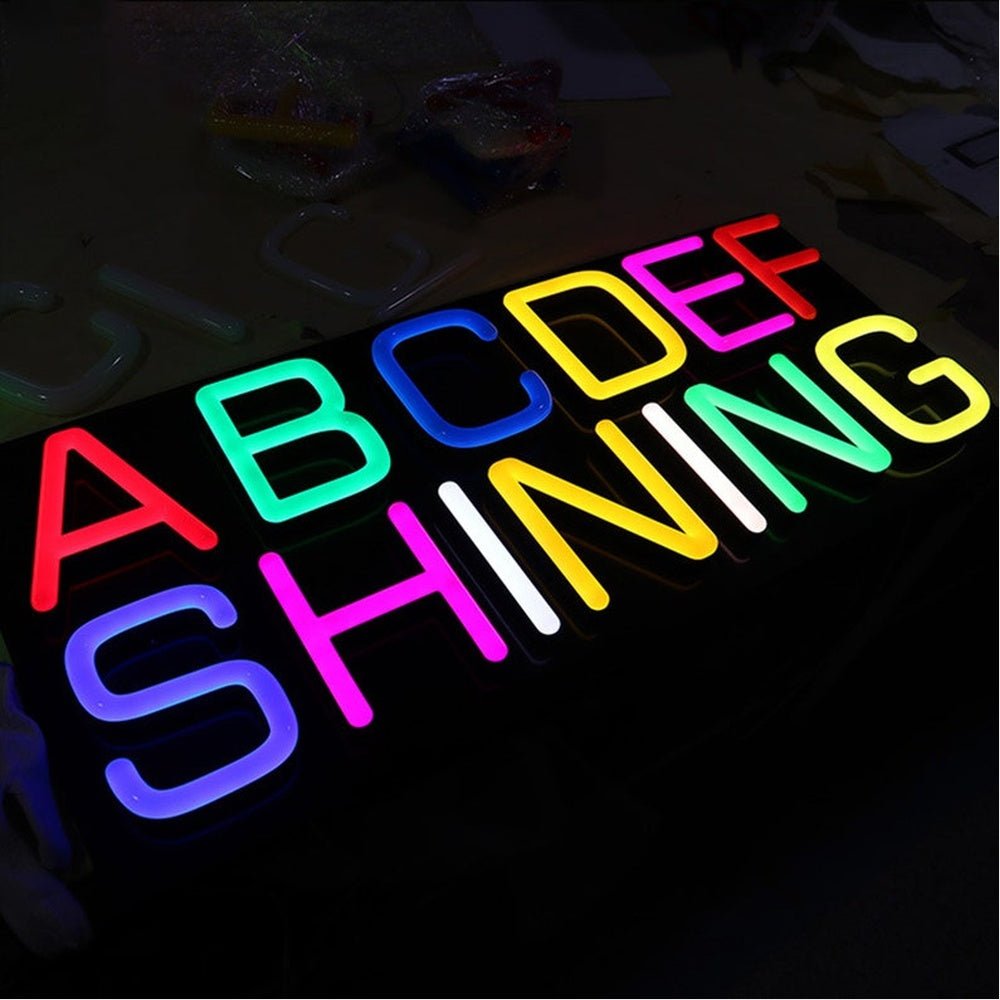 Abcdef Shining 3D Frontlit Channel Letters Led Light Sign - Shineneon