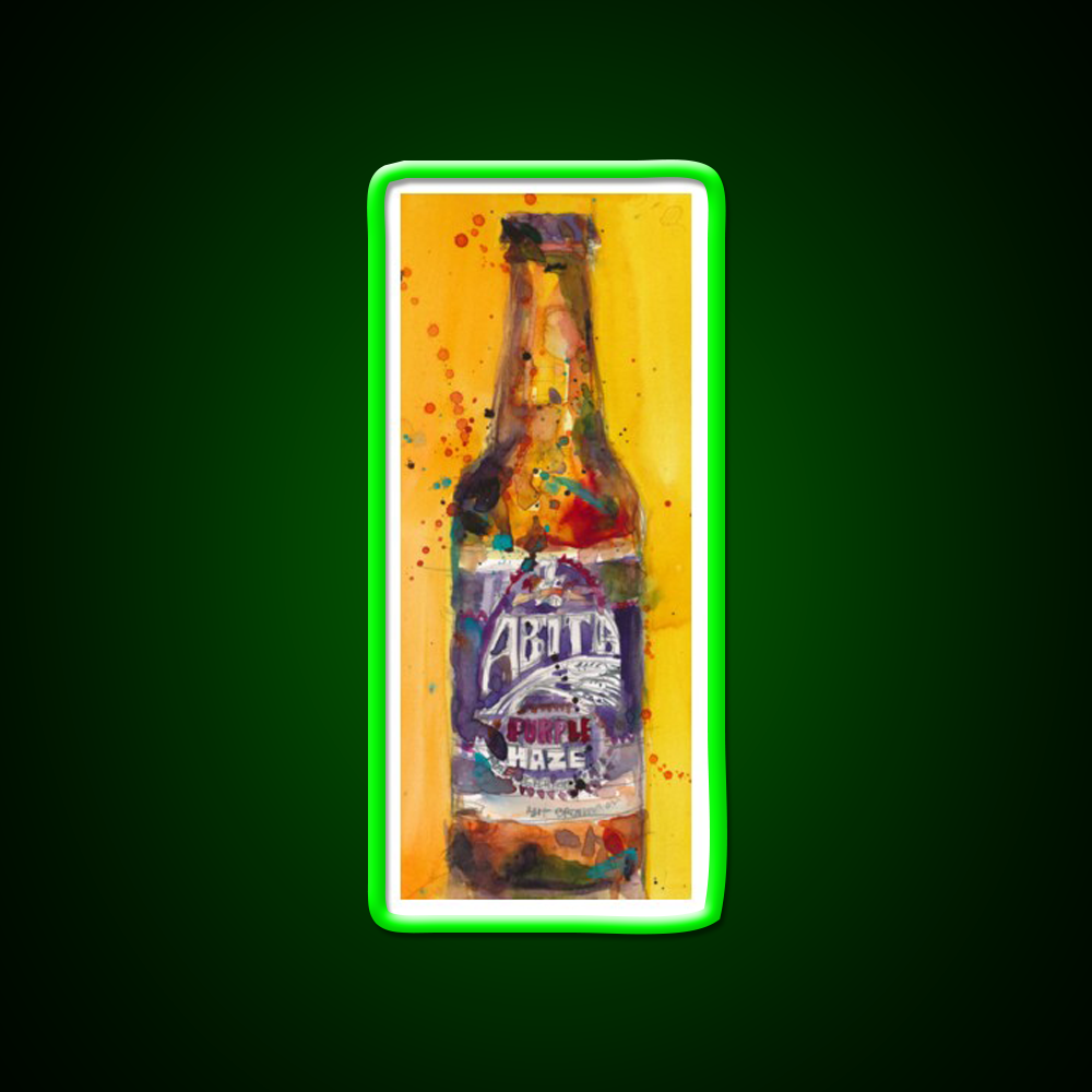 Abita Purple Haze Brewing Co Beer Bar Decor Led Neon Sign Rgb Color - LED neon sign view 8