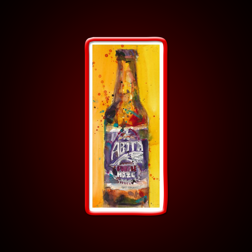 Abita Purple Haze Brewing Co Beer Bar Decor Led Neon Sign Rgb Color - LED neon sign view 10
