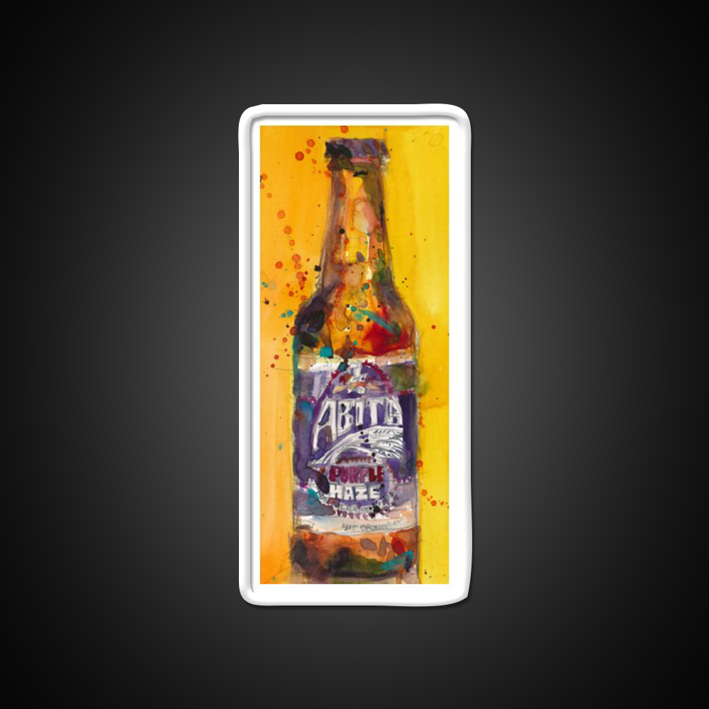 Abita Purple Haze Brewing Co Beer Bar Decor Led Neon Sign Rgb Color