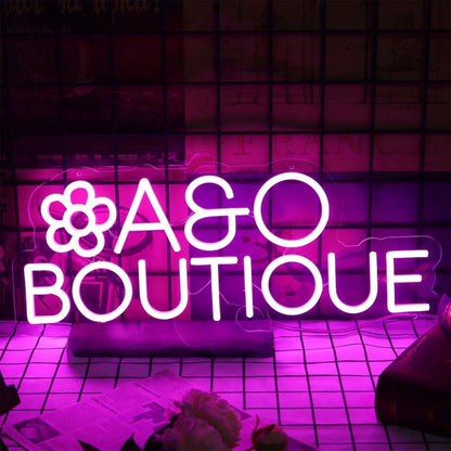 Abo Boutique Led Neon Sign - Shineneon