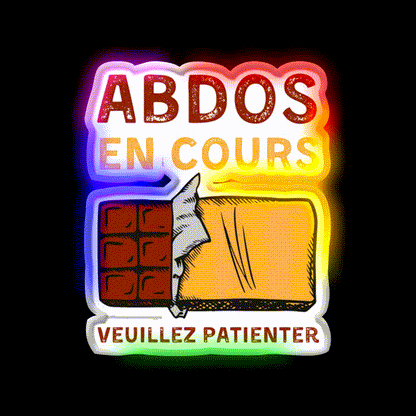 Abs In Progress Please Wait Man Cave Bar Led Neon Sign