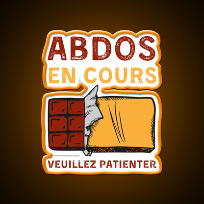 Abs In Progress Please Wait Man Cave Bar Led Neon Sign